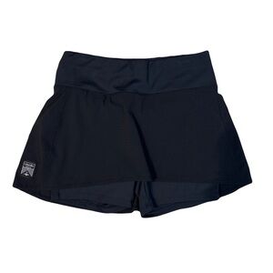 Oiselle Black Women's Running Athletic Skirt w/shorts  Sz 2